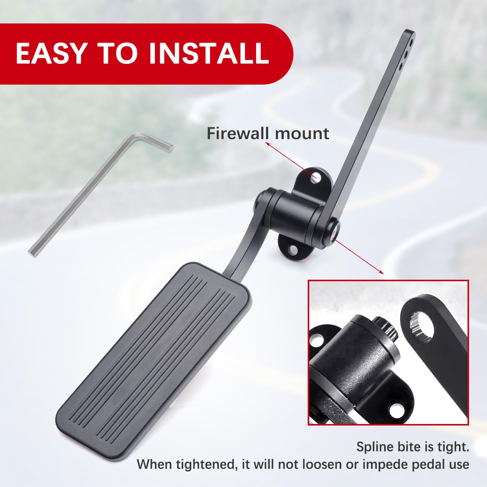 Lesiyou universal firewall mount simplifies installation with solid, reliable mounting.