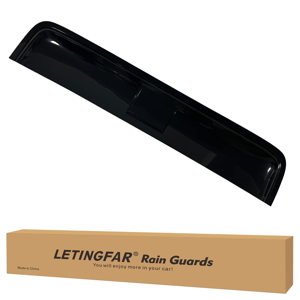 LETINGFAR sunroof deflector 980mm installed reduces rain intrusion while driving