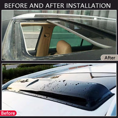 Letingfar sunroof noise reduction visor minimizes wind noise at highway speeds.