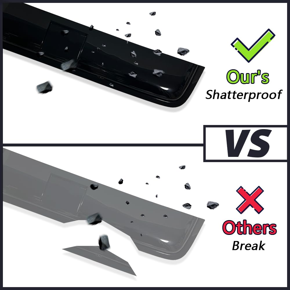 Letingfar tinted moonroof vent visor adds shading and privacy while venting air.