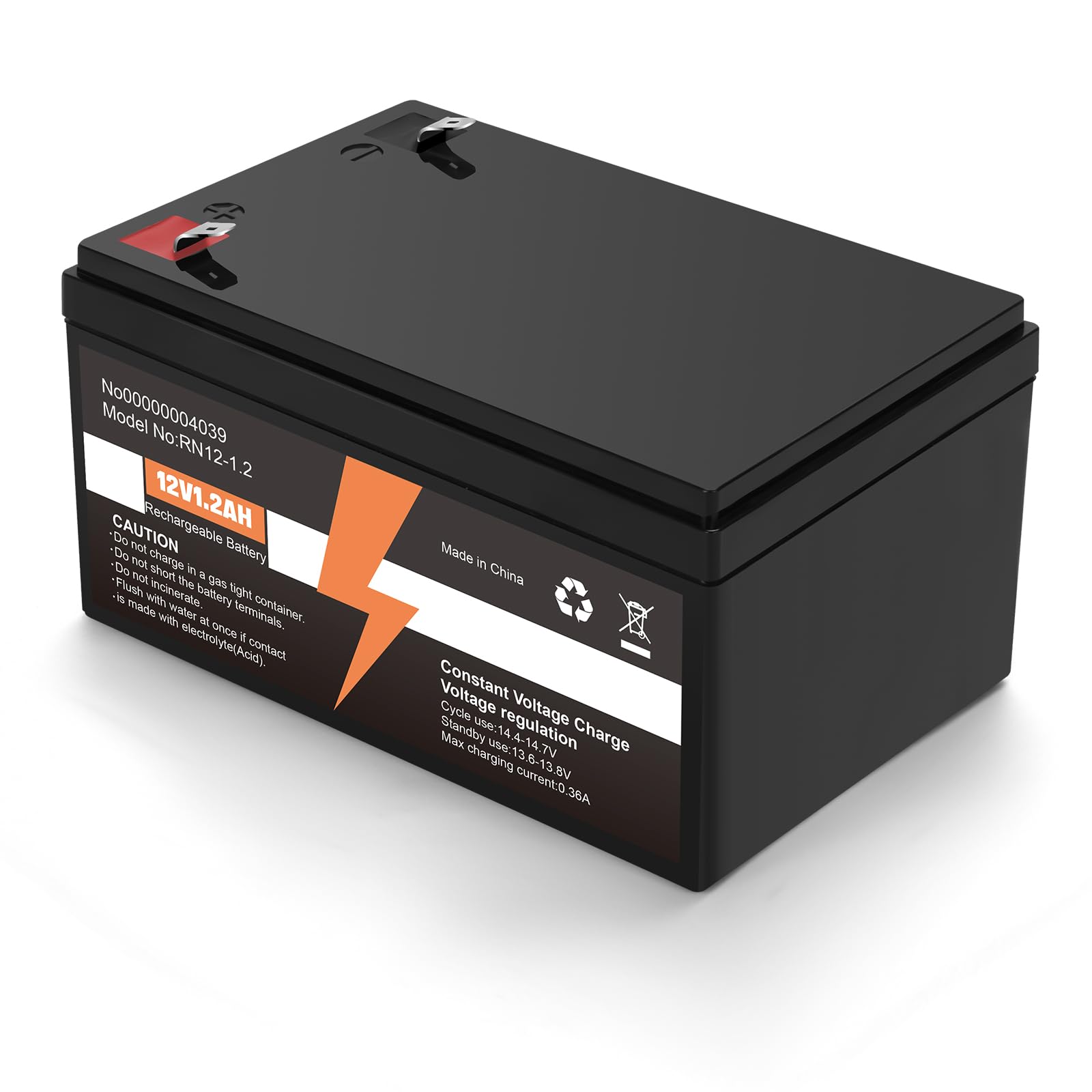 Letoom 12V 1.2Ah auxiliary battery for Mercedes-Benz vehicles, reliable backup power for auxiliary systems.