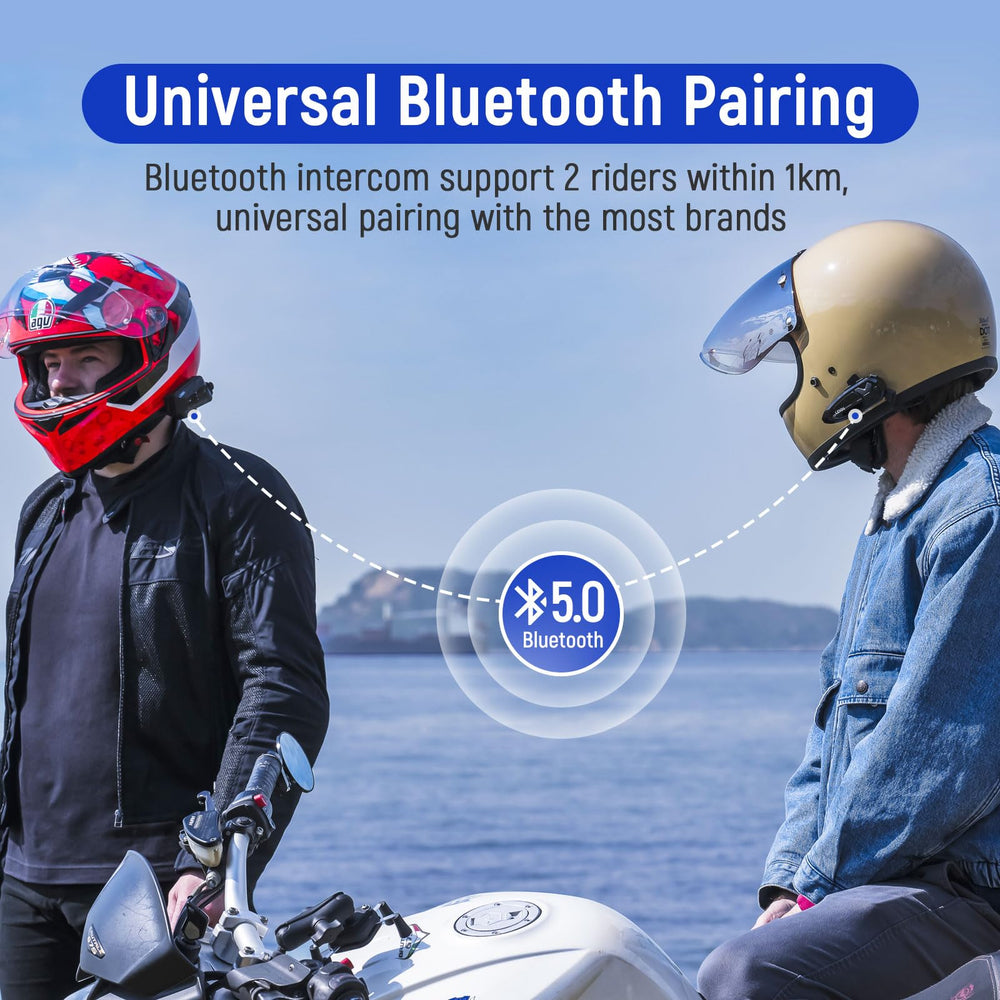 LEXIN MeshCom IP67 waterproof design for all-weather riding