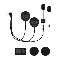 LEXIN Pulse 40mm speakers deliver crystal-clear audio with deep bass for riding.