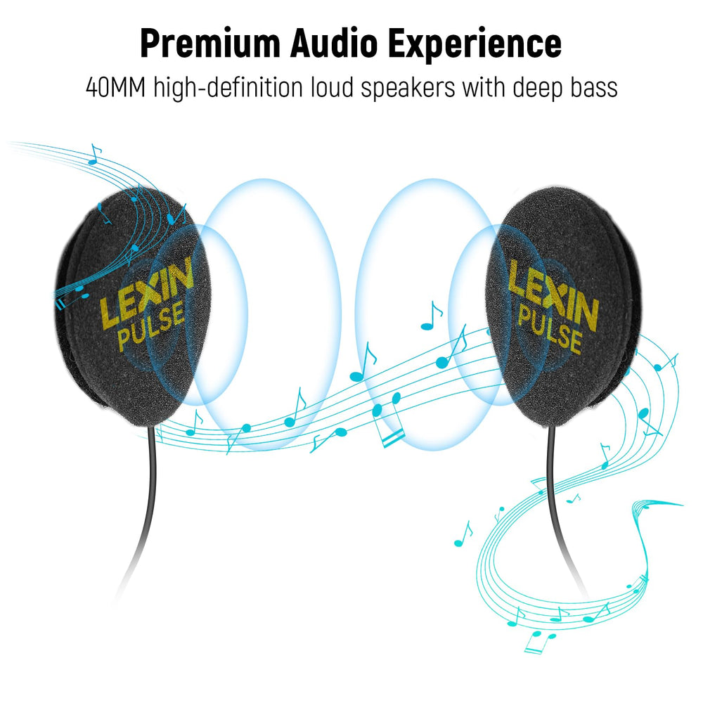 LEXIN Pulse boom microphone captures voice clearly in windy conditions.