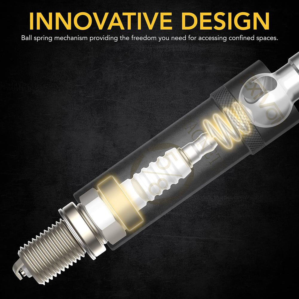 LEXIVON 360-degree swivel action enables access to awkward angles.