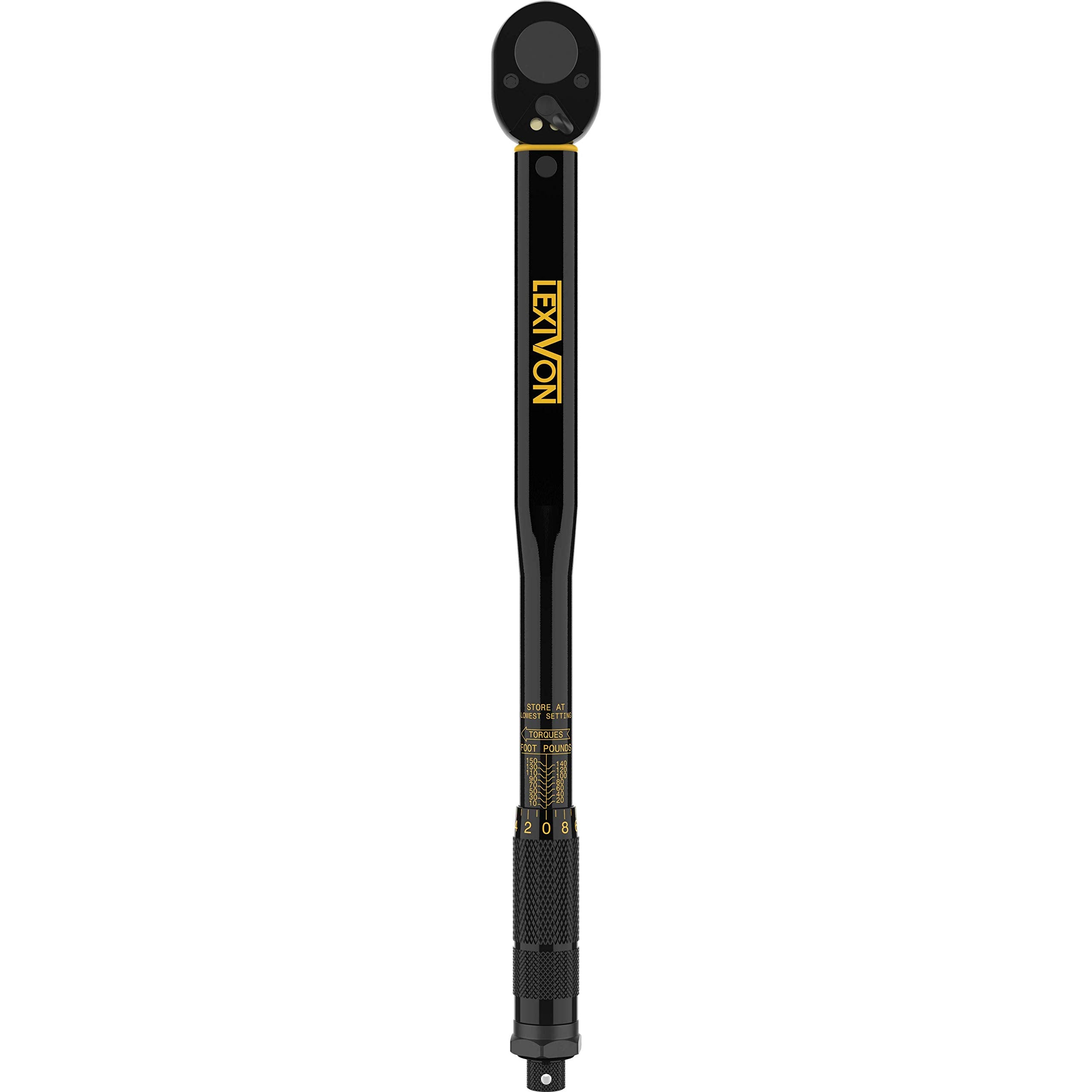 LEXIVON electro-black finish on shaft, corrosion resistance for longevity