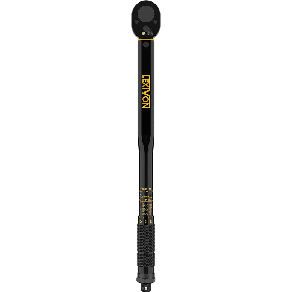 LEXIVON electro-black finish on shaft, corrosion resistance for longevity