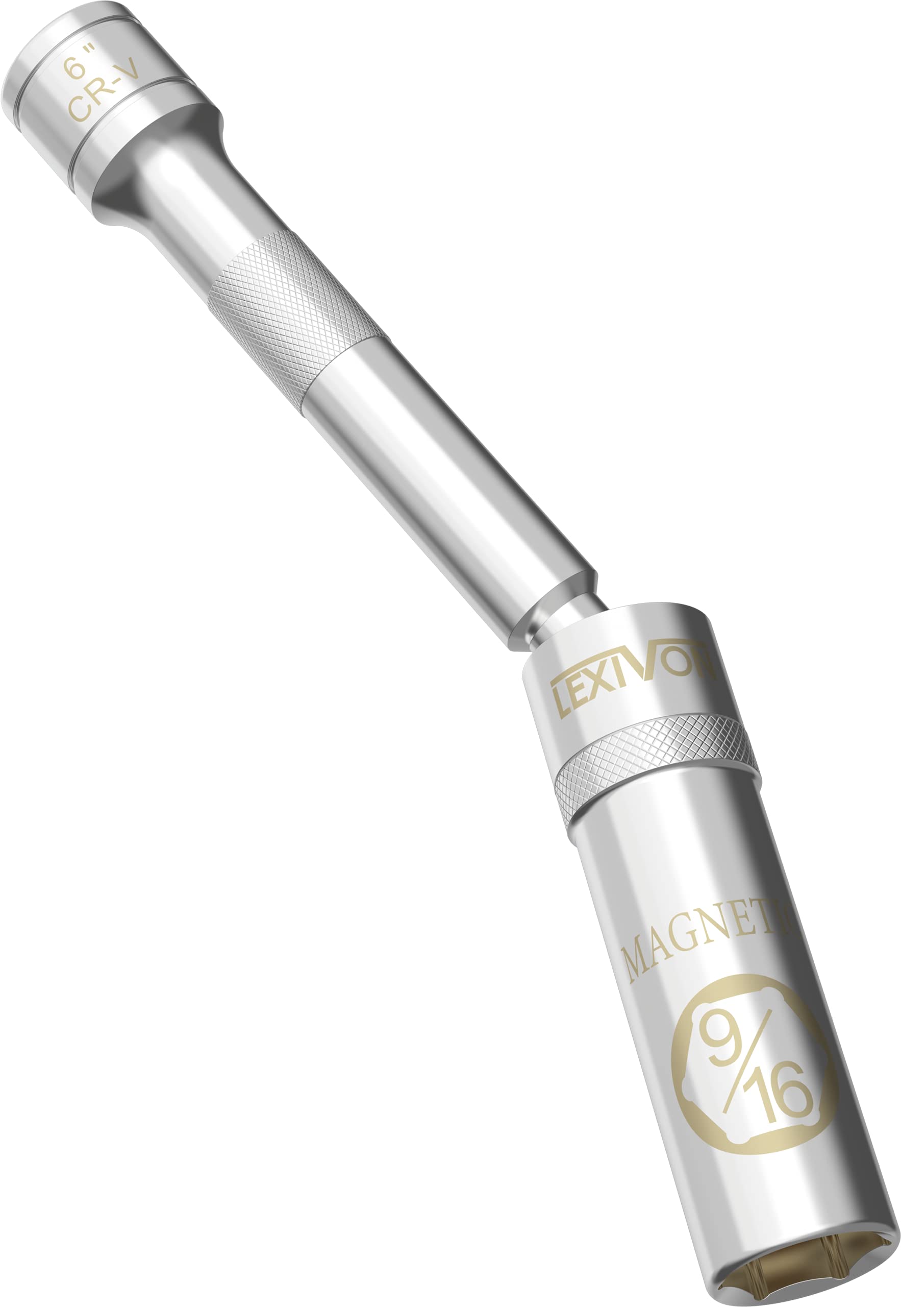 LEXIVON spark plug swivel socket thin-wall design eases reach in tight engine bays.