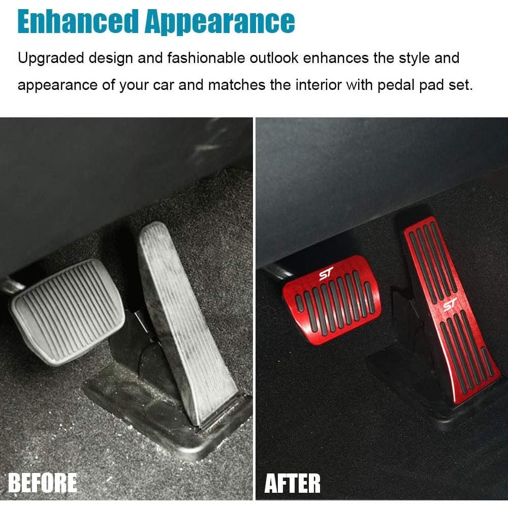 LEXLEY Ford Explorer accelerator pedal cover red adds precise pedal feel