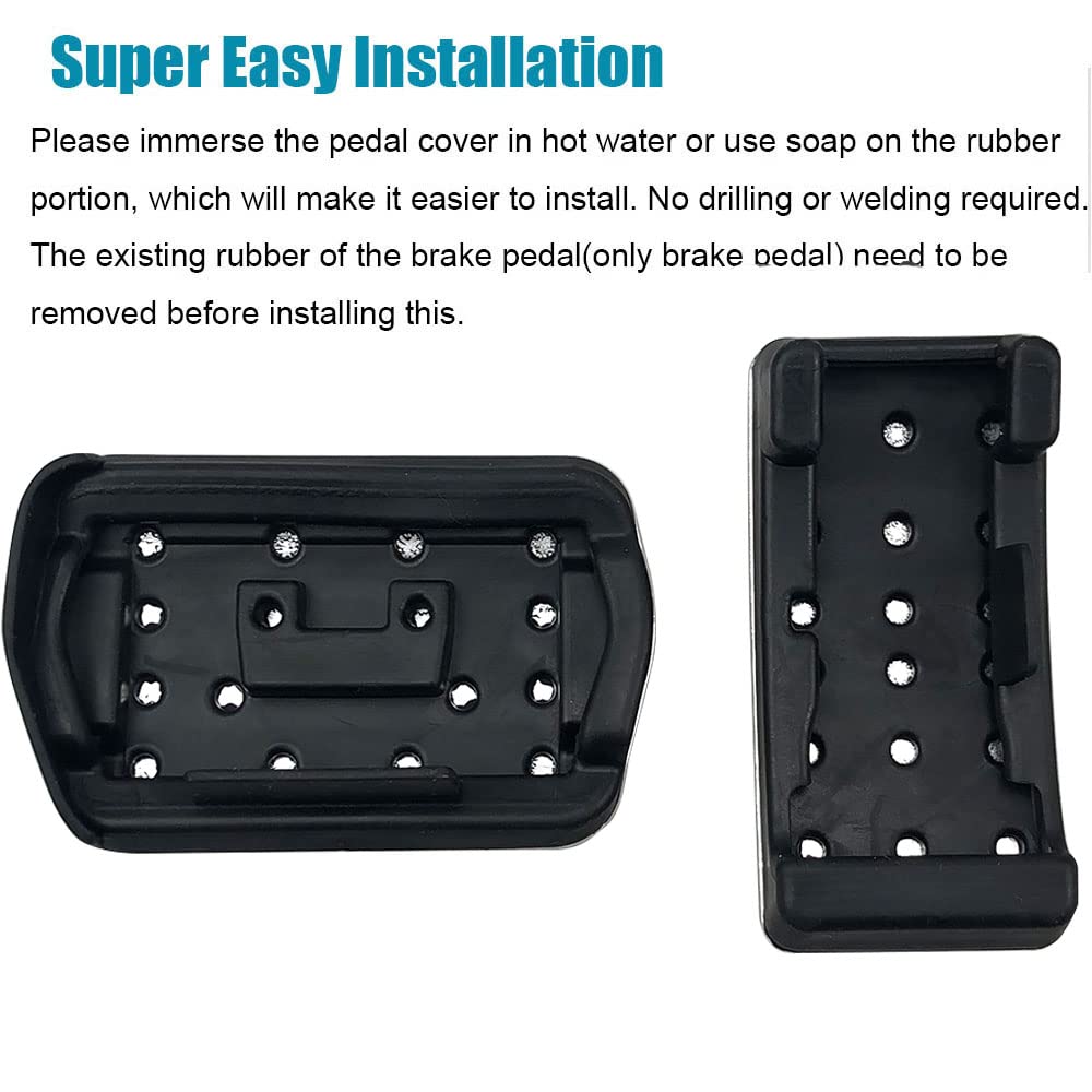 LEXLEY Maverick pedal pad set includes two covers for easy upgrade.