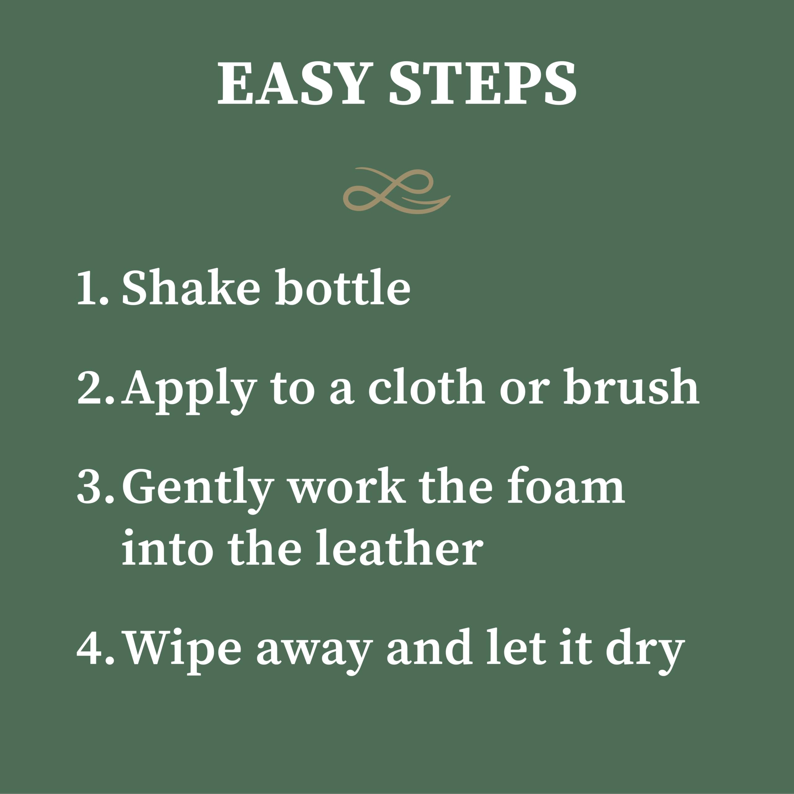 Lexol All Leather Cleaner bottle label highlighting silicone-free formula