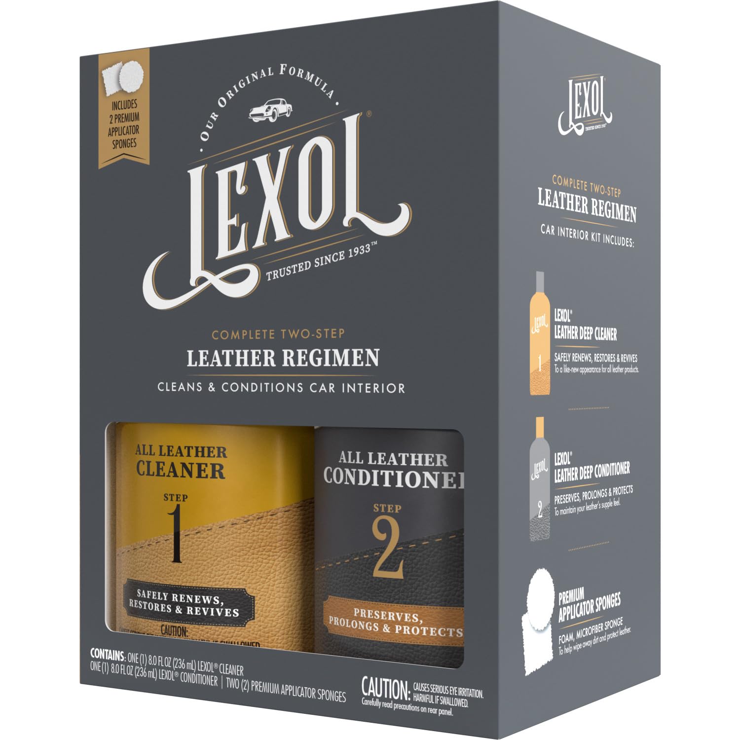 Lexol leather care even extends life of shoes and jackets with regular use.