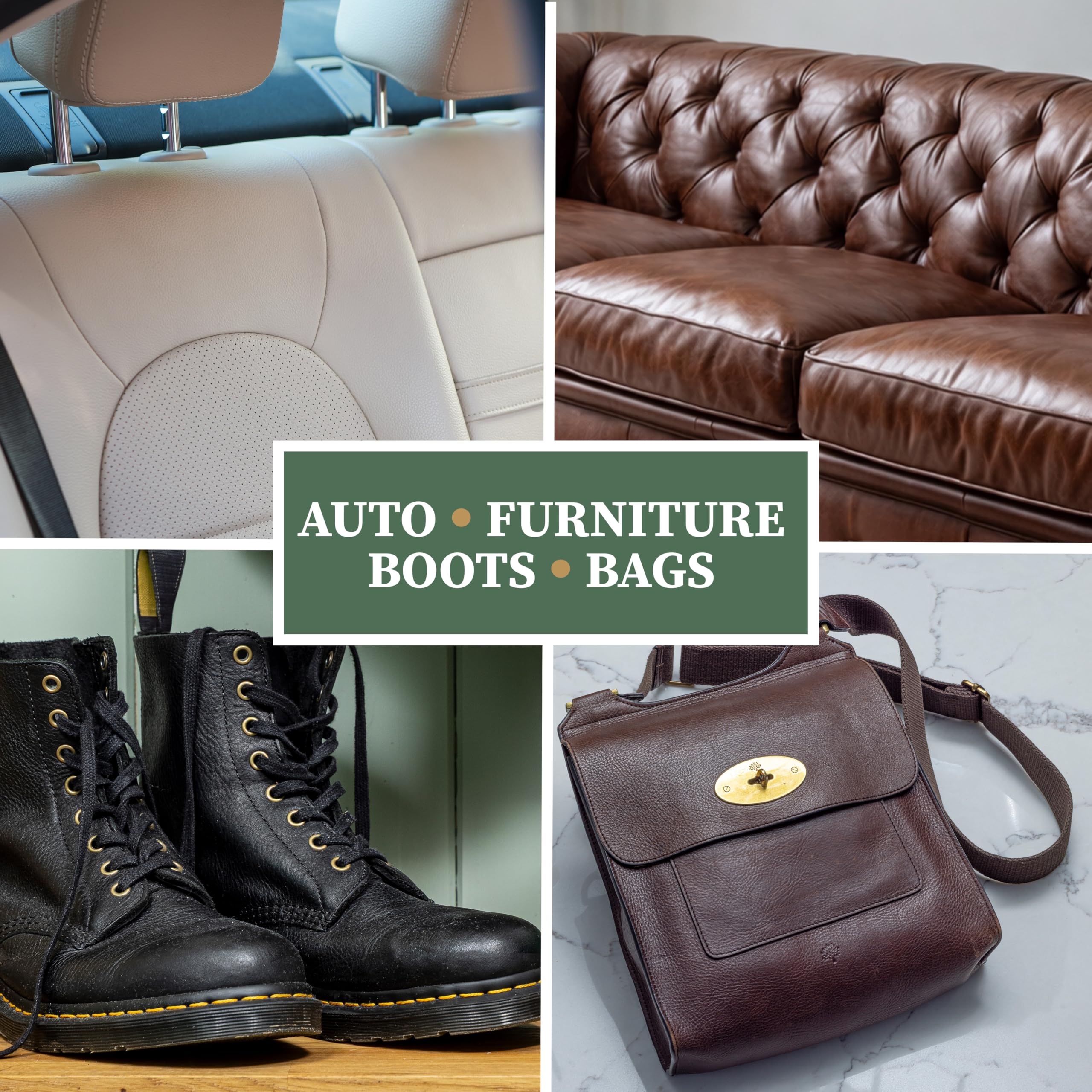 Lexol Leather Conditioner restores suppleness on aged leather after treatment.