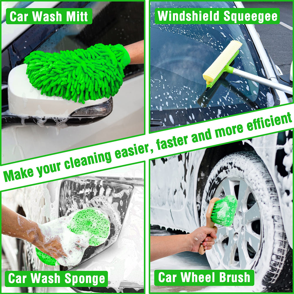 Lezcufer interior cleaning duster and brushes for dust removal