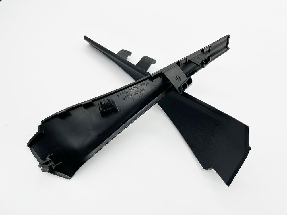 LFONEIBGG Nissan Rogue cowl extension materials for weather resistance