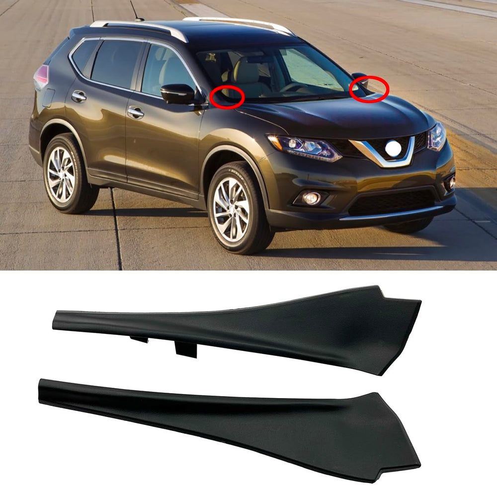 LFONEIBGG Nissan Rogue right front cowl extension for easy installation and water protection