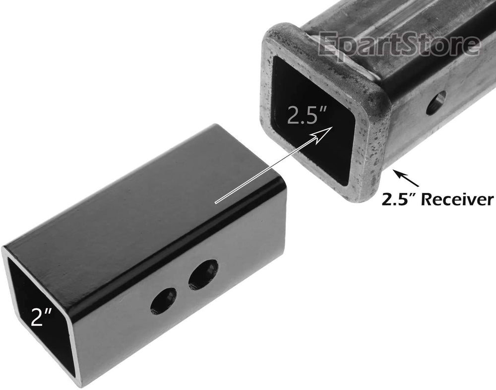 LFPartS note highlights 3-1/2 x 5/8-inch hitch pin requirement