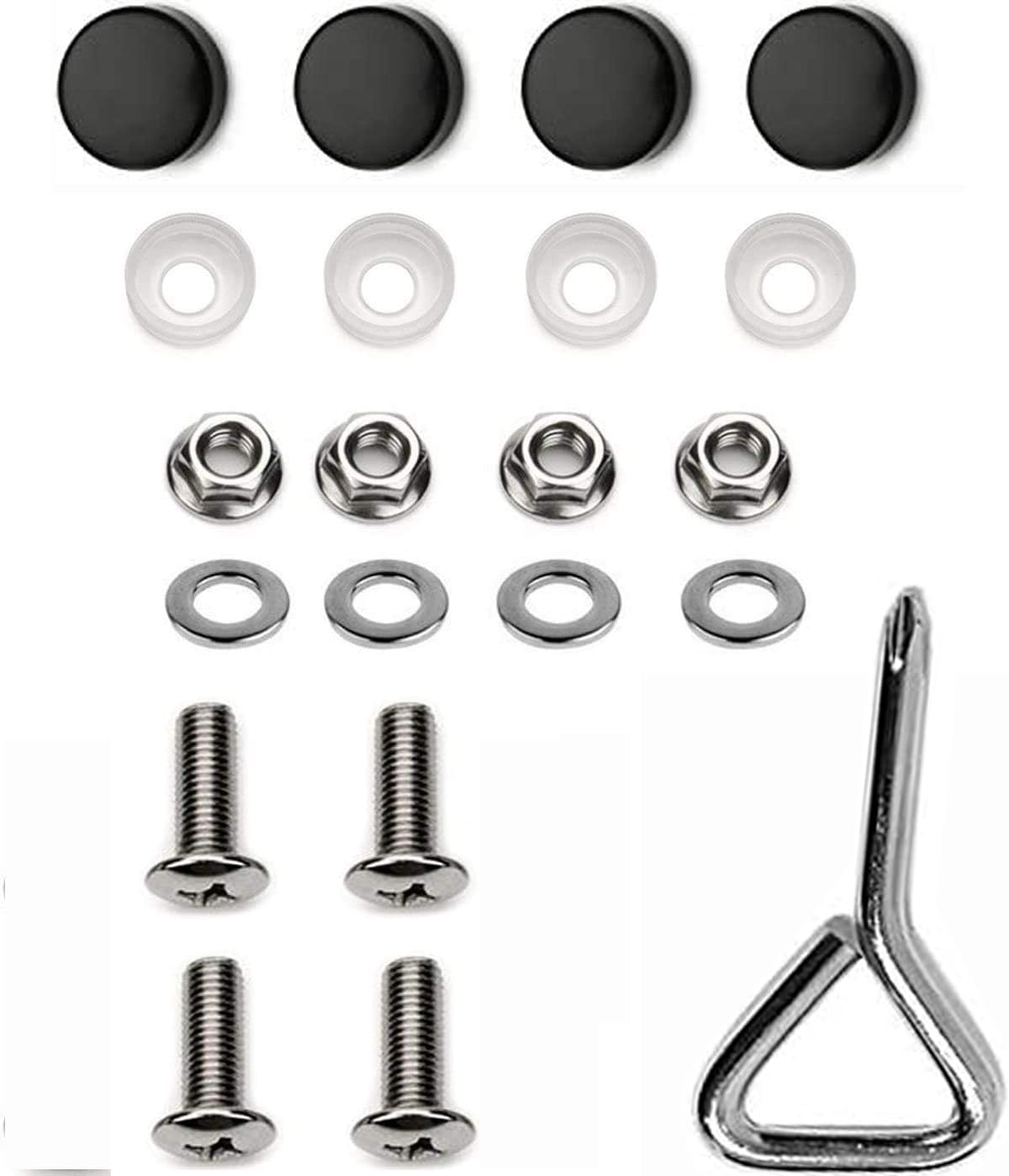 LFPartS frame installation with included screws and caps
