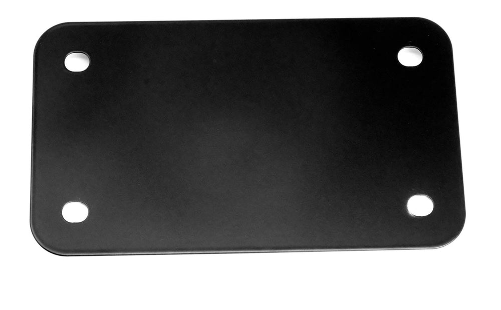 LFPartS motorcycle license frame in black finish protects your plate with durable stainless steel
