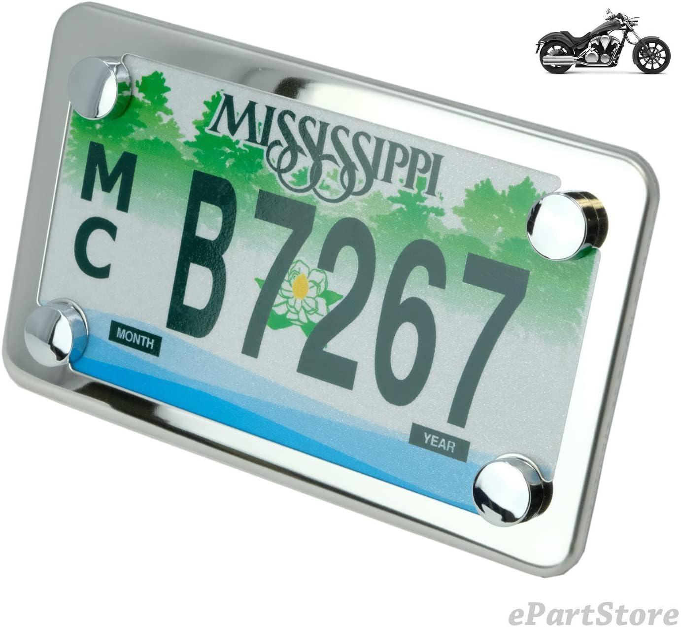 LFPartS license frame side mount highlights durable stainless steel and clean lines.