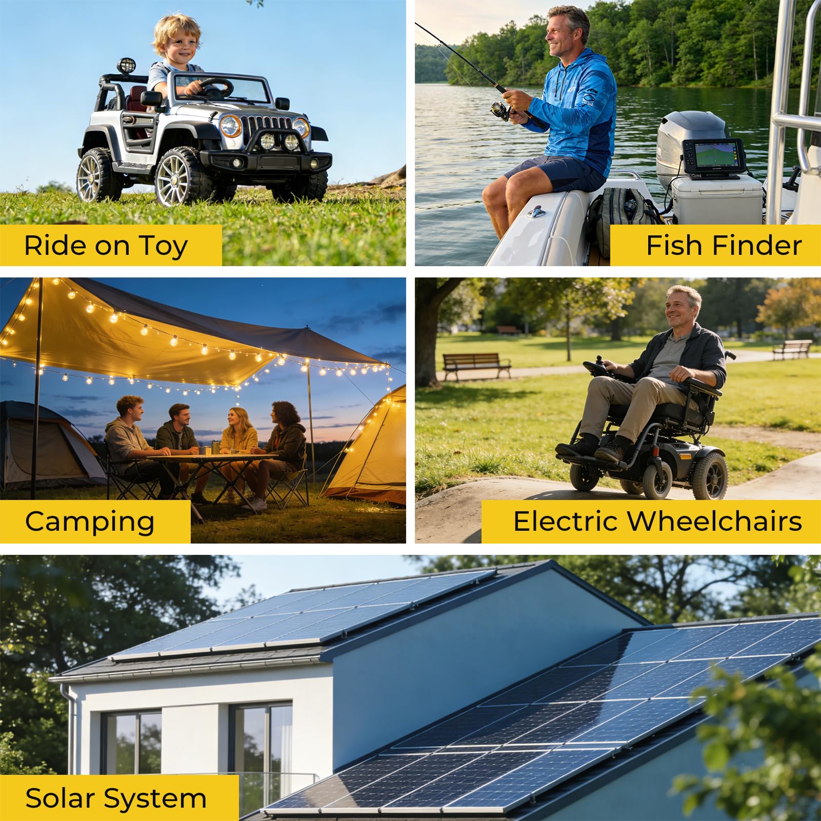 LFPXMAN battery ideal for camping lights and portable gear