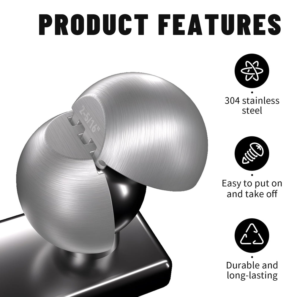 LGRAHED easy-slip-on installation on a 2in tow ball for quick use.