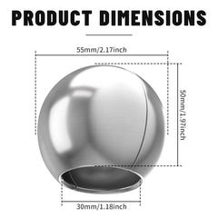 LGRAHED stainless steel close-up highlights durable, corrosion-resistant construction.