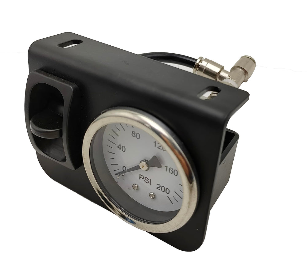 Lhfacc 200 psi needle gauge provides clear pressure readouts.