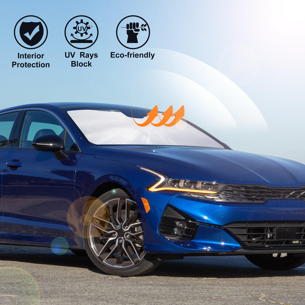 LHFLIVE windshield shade guards the cabin and keeps it cooler