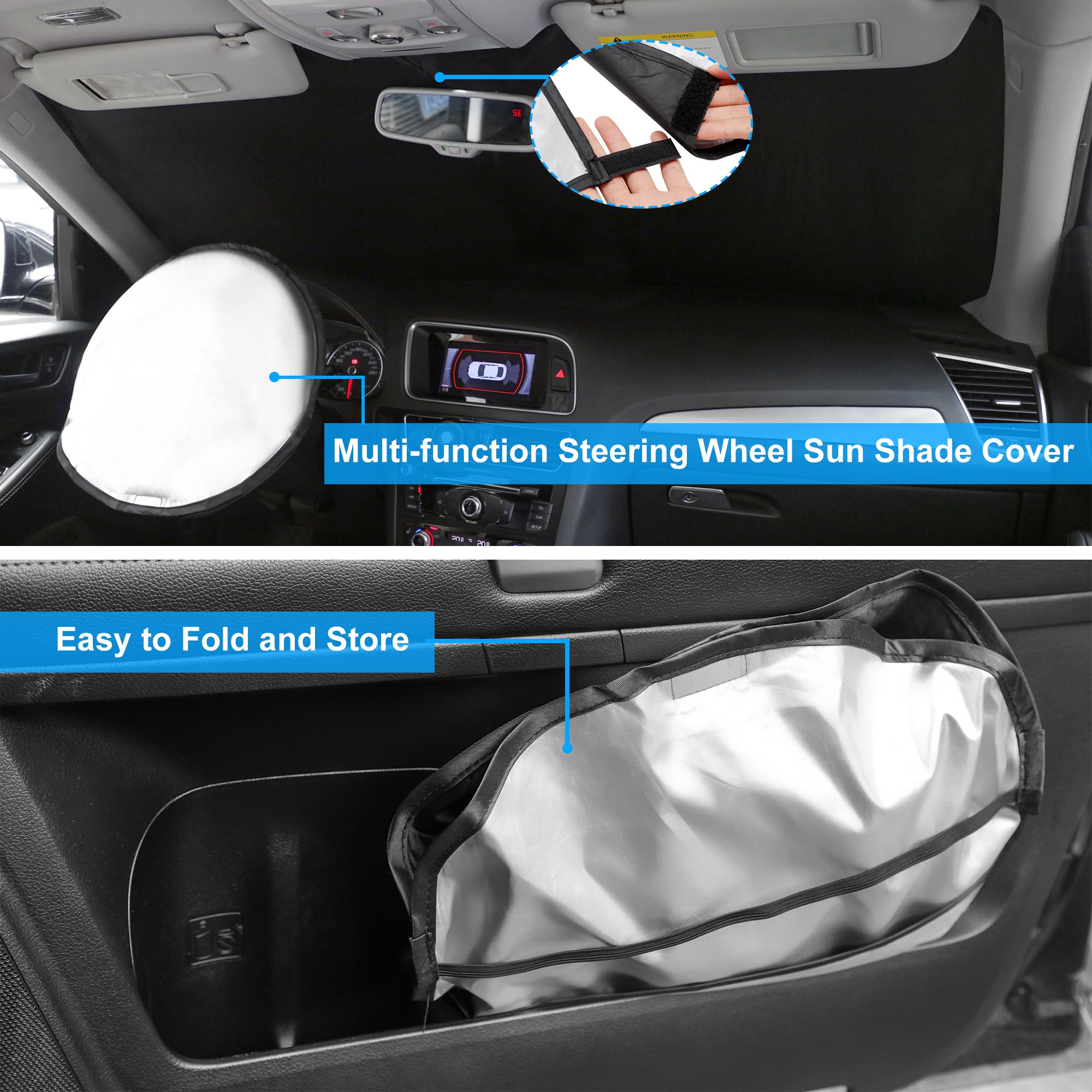LHFLIVE Front window cover fits Ford Fusion precisely and securely