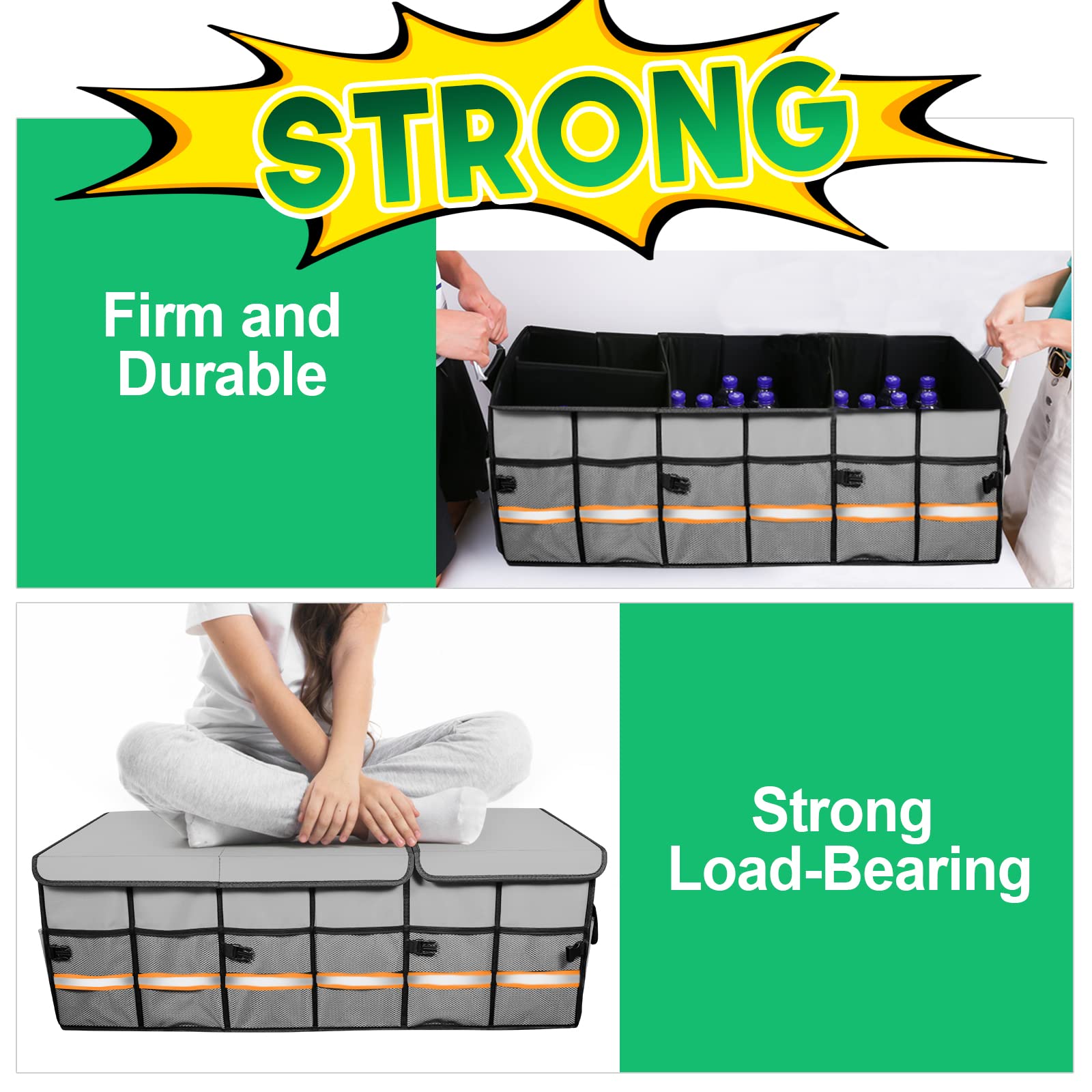 LI LIBZAKI trunk organizer folded-storage compact after use