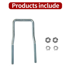 Liamoy spare tire carrier supports 4- or 5-lug wheels on trailers.