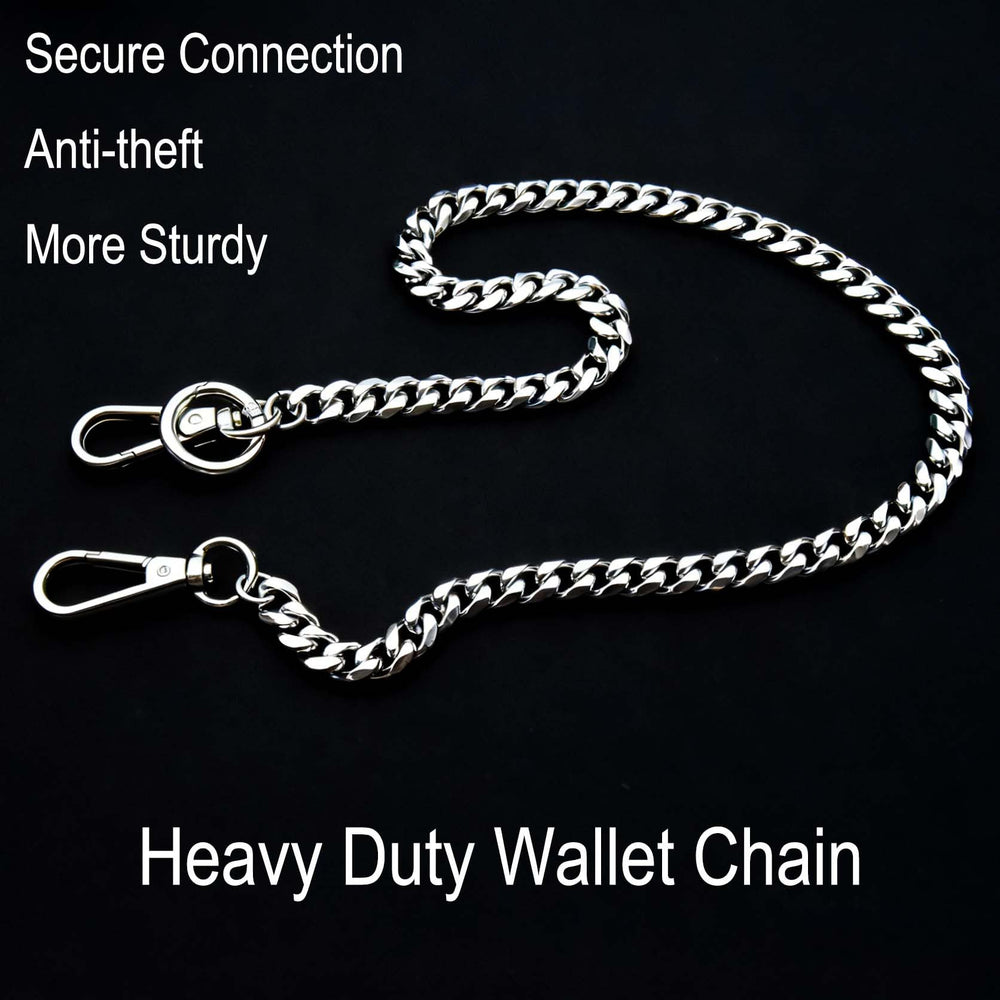 Liangery chain with wallet attached showing practical everyday security.