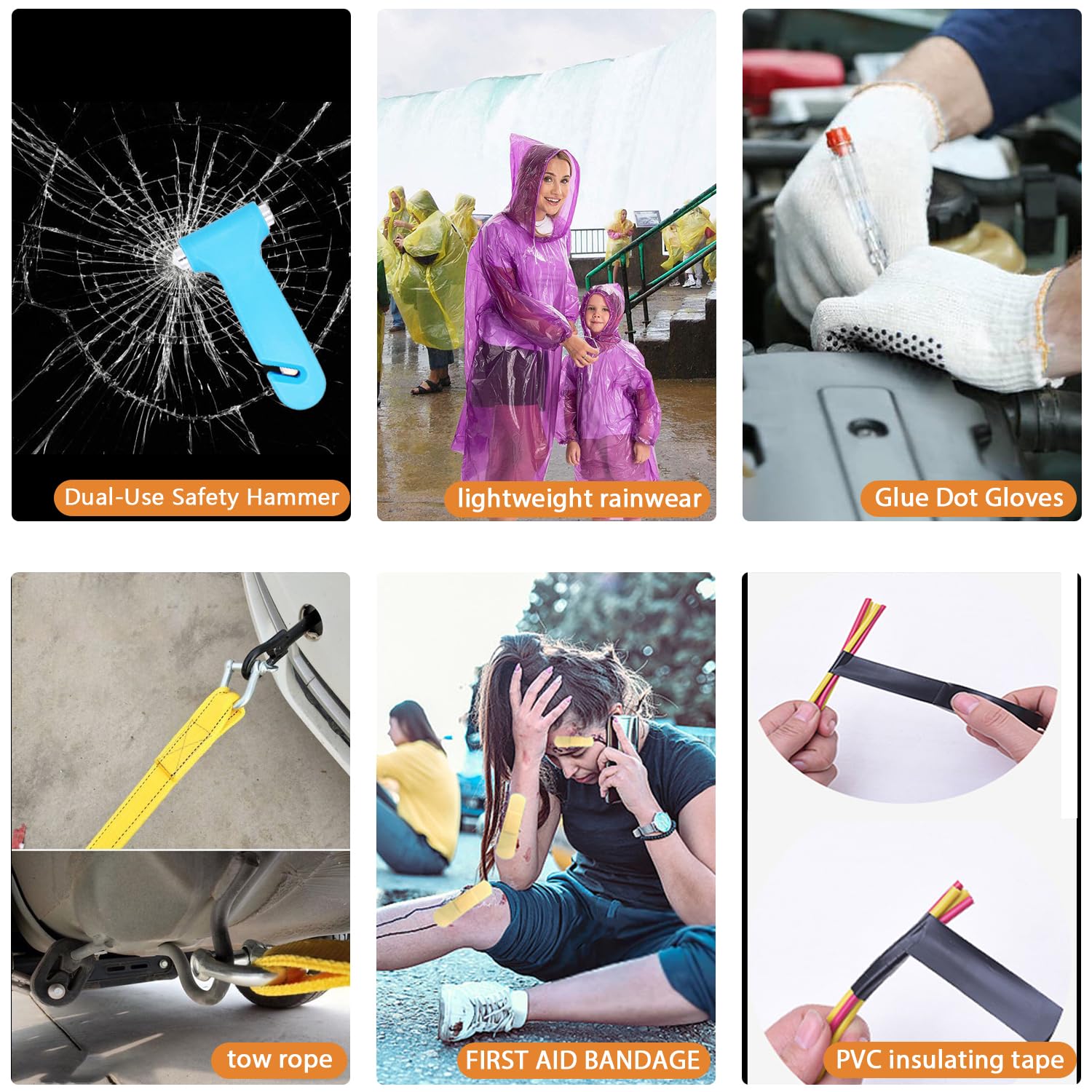 LIANXIN safety hammer with window punch for emergencies