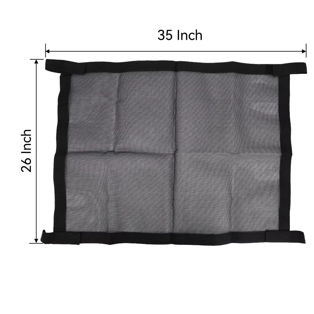LIAULIADLL inside-mount trailer screen with clear outdoor view