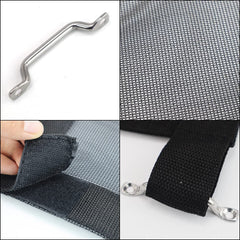 LIAULIADLL close-up of heavy-duty Velcro closure on screen