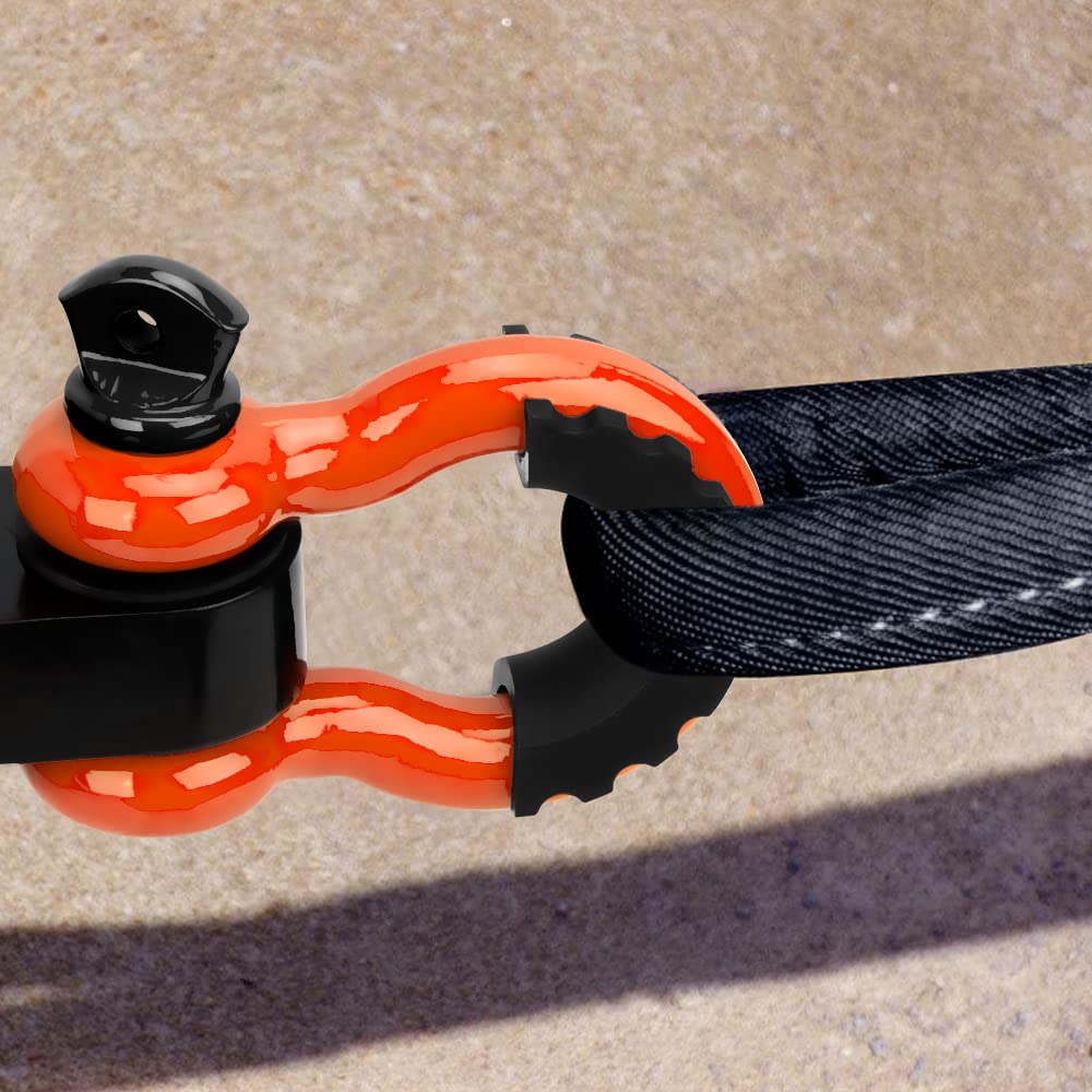LIBERRWAY recovery kit with shackles, tow strap, and winch accessories.