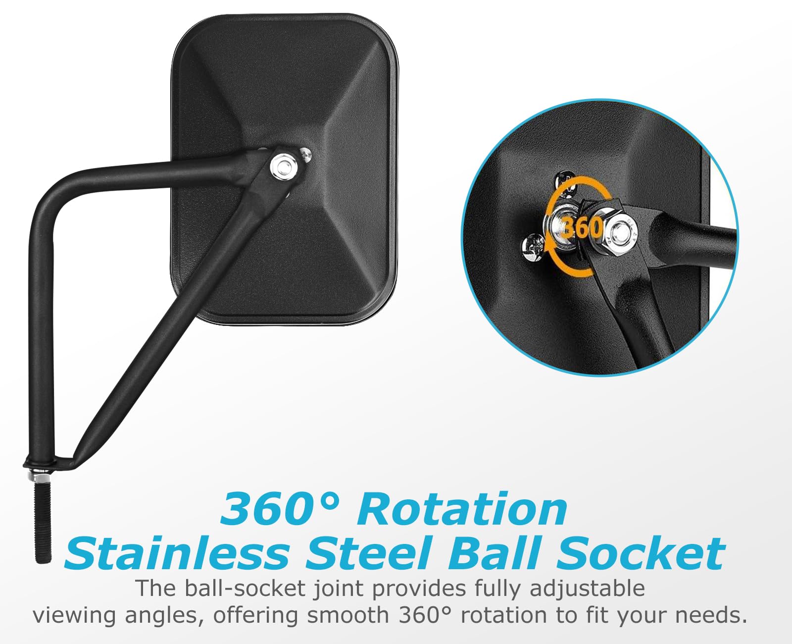 Tough steel bracket arms resist wobble on rough trails with LIBERRWAY.
