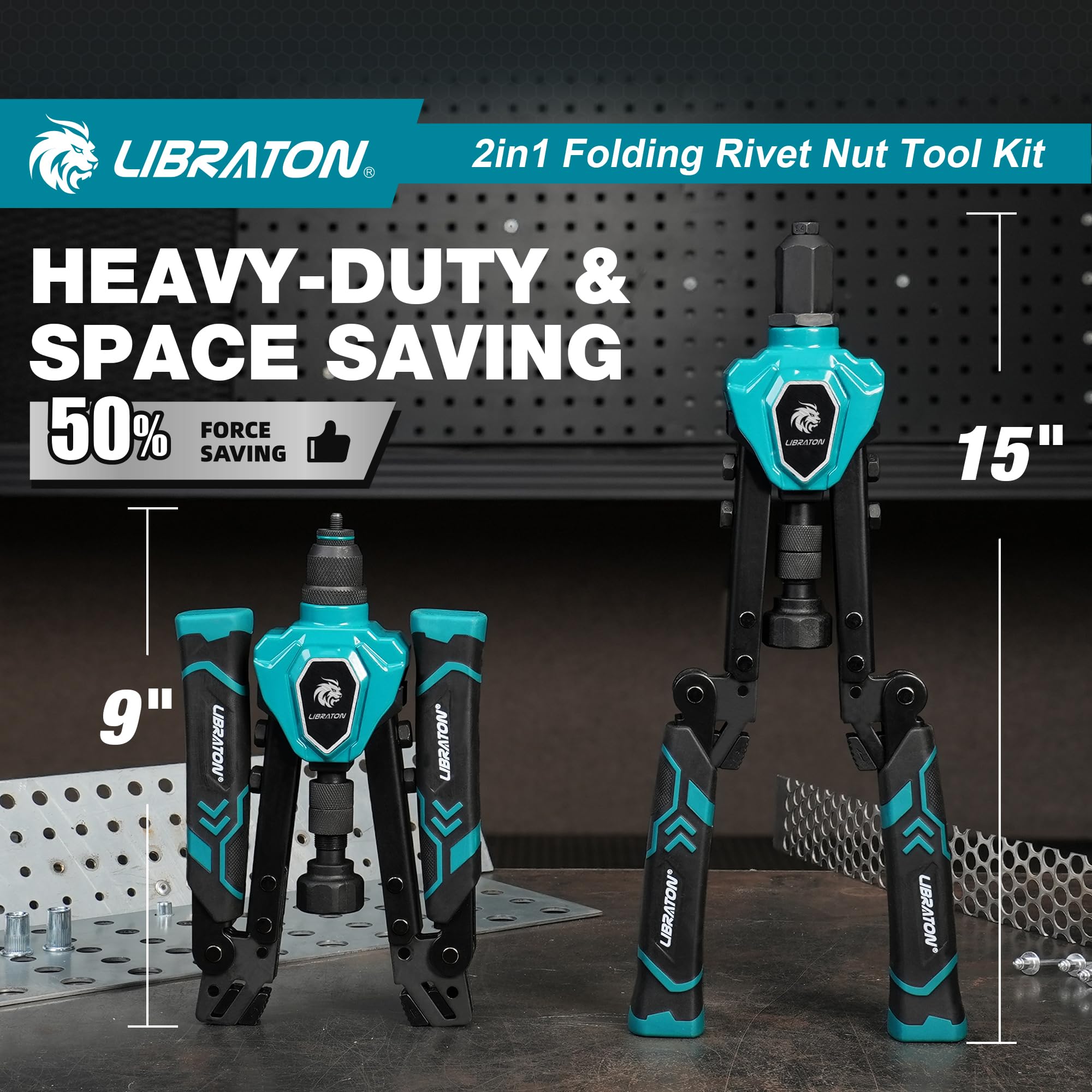 LIBRATON 2in1 tool in use for on-site fastening.