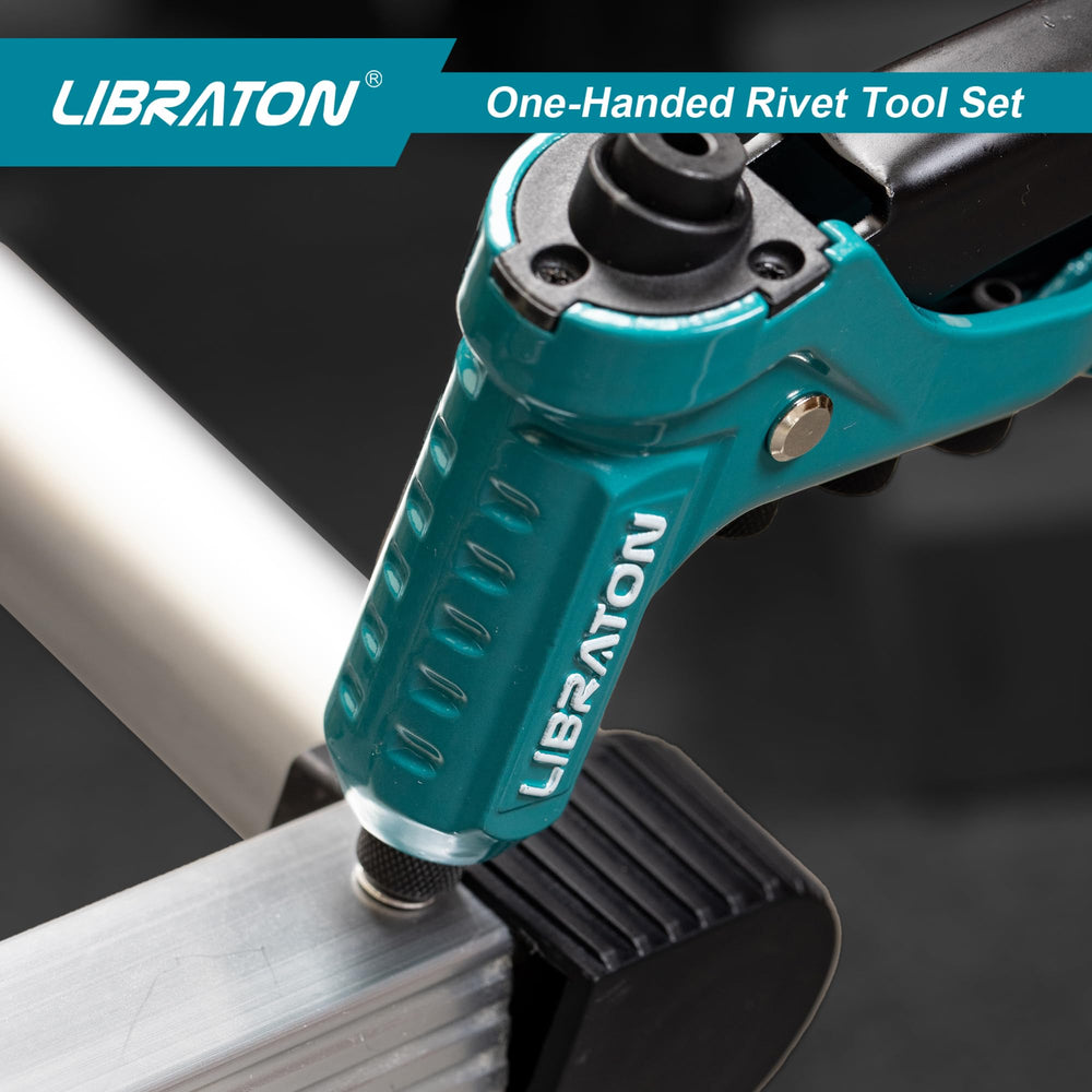 LIBRATON aluminum alloy construction offers durability with lightweight handling.