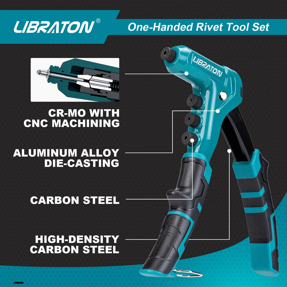 LIBRATON drill bits pack for versatile prep across materials.