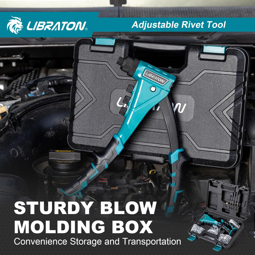 LIBRATON drill bits included for quick prep and setup.