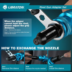 LIBRATON rivet nose piece 5-32 supports strong joints in trailers and HVAC work.