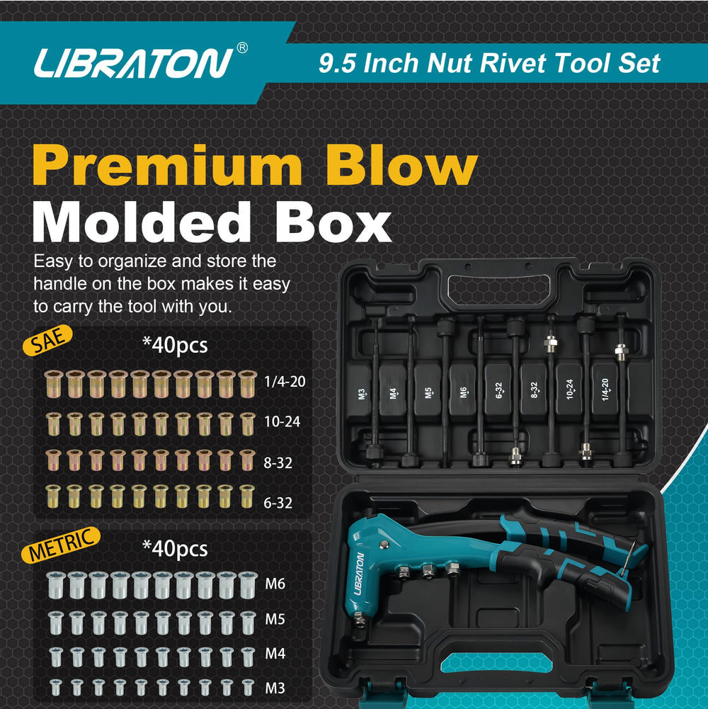 LIBRATON aluminum-die-casting body ensures lasting durability.
