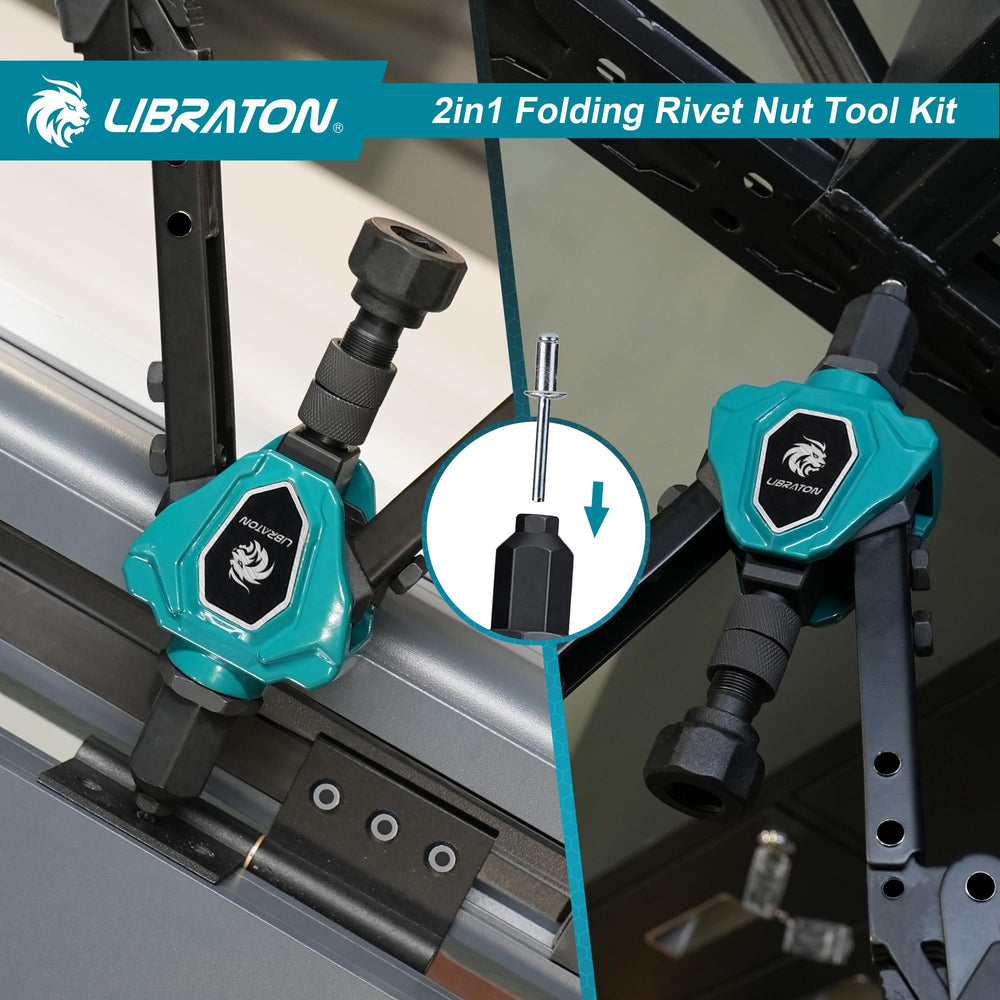 LIBRATON soft, non-slip grip handles for oily hands.