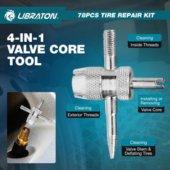 LIBRATON utility knife for clean cuts during patching repairs.