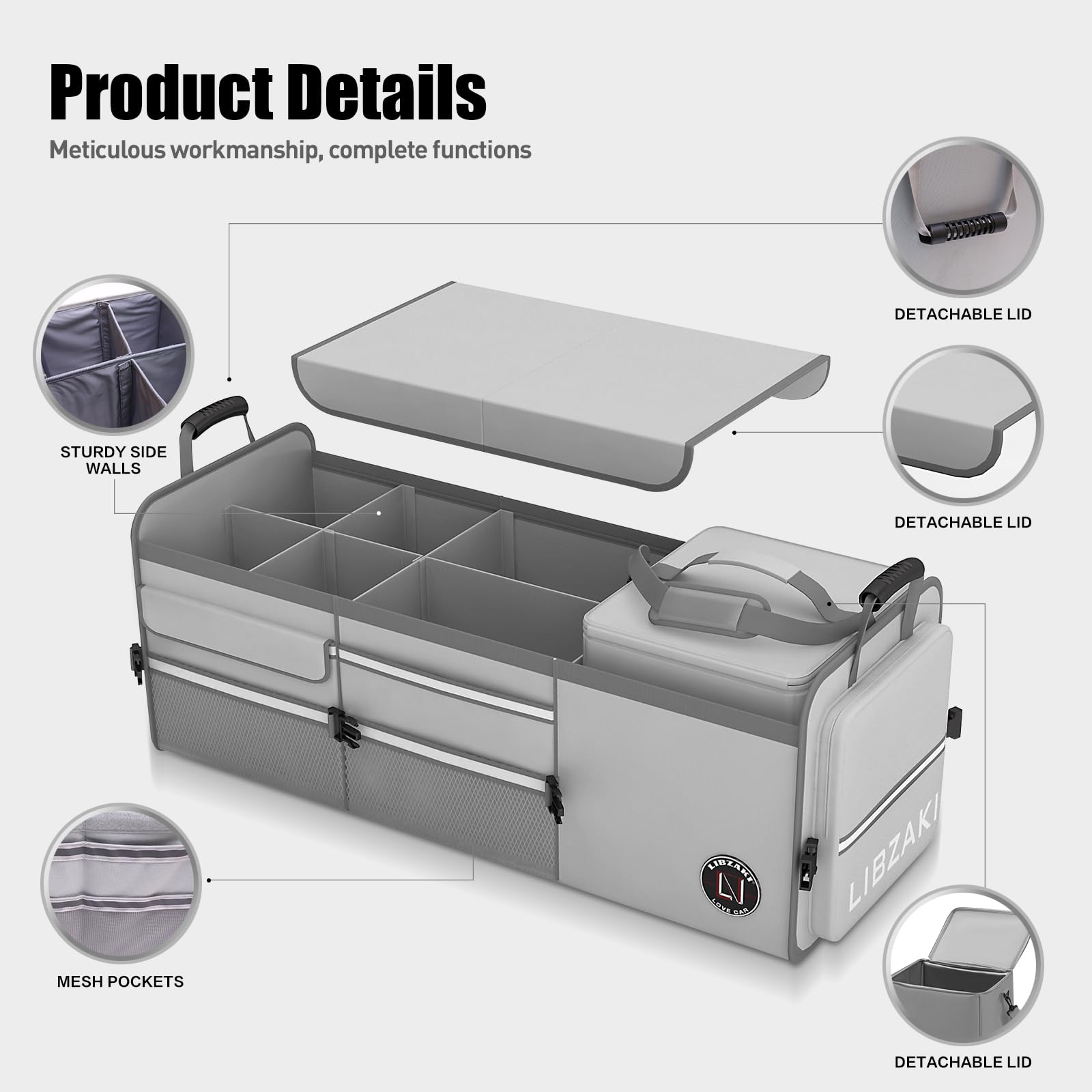 LIBZAKI detachable-ice-bag keeps beverages cold during trips.