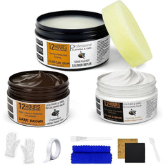 Liccyy 12H Quick-Dry Leather Repair Kit bottle enables fast, clean repairs on leather and vinyl.