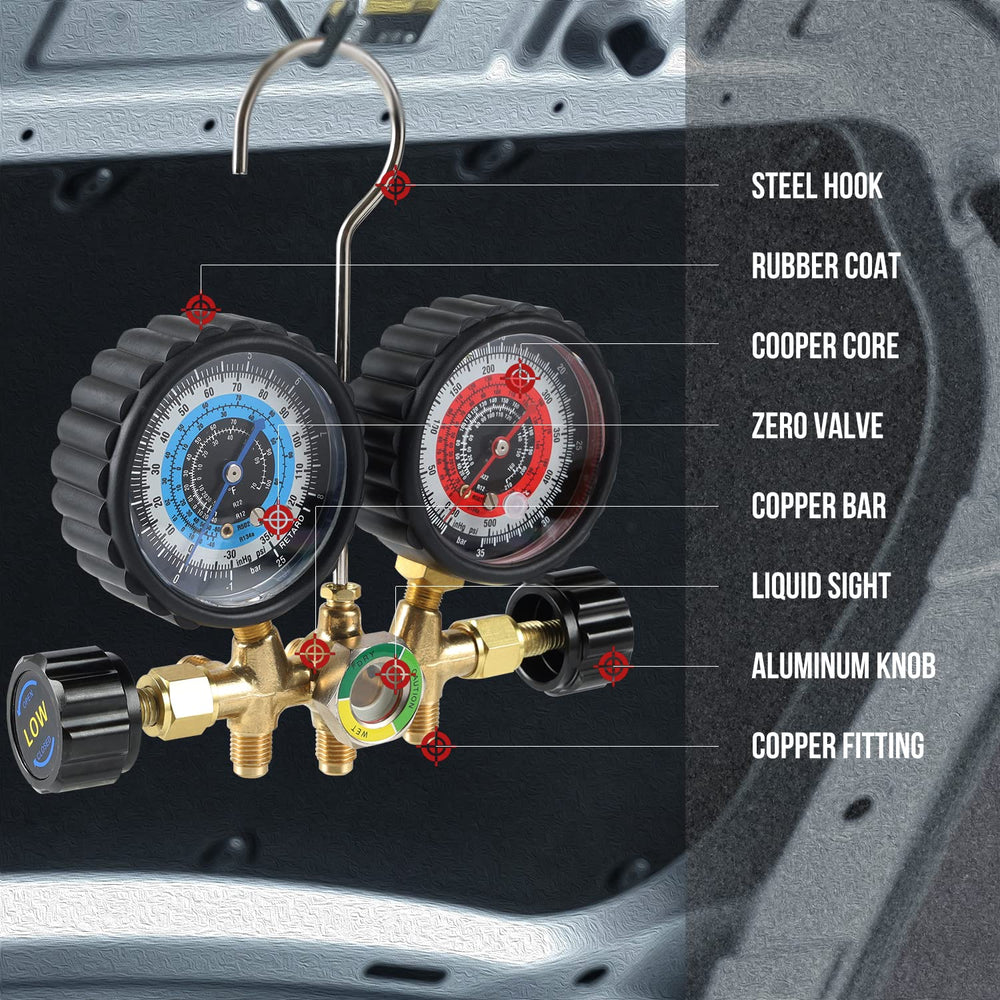 Lichamp brass-aluminum body offers durable construction for heavy use