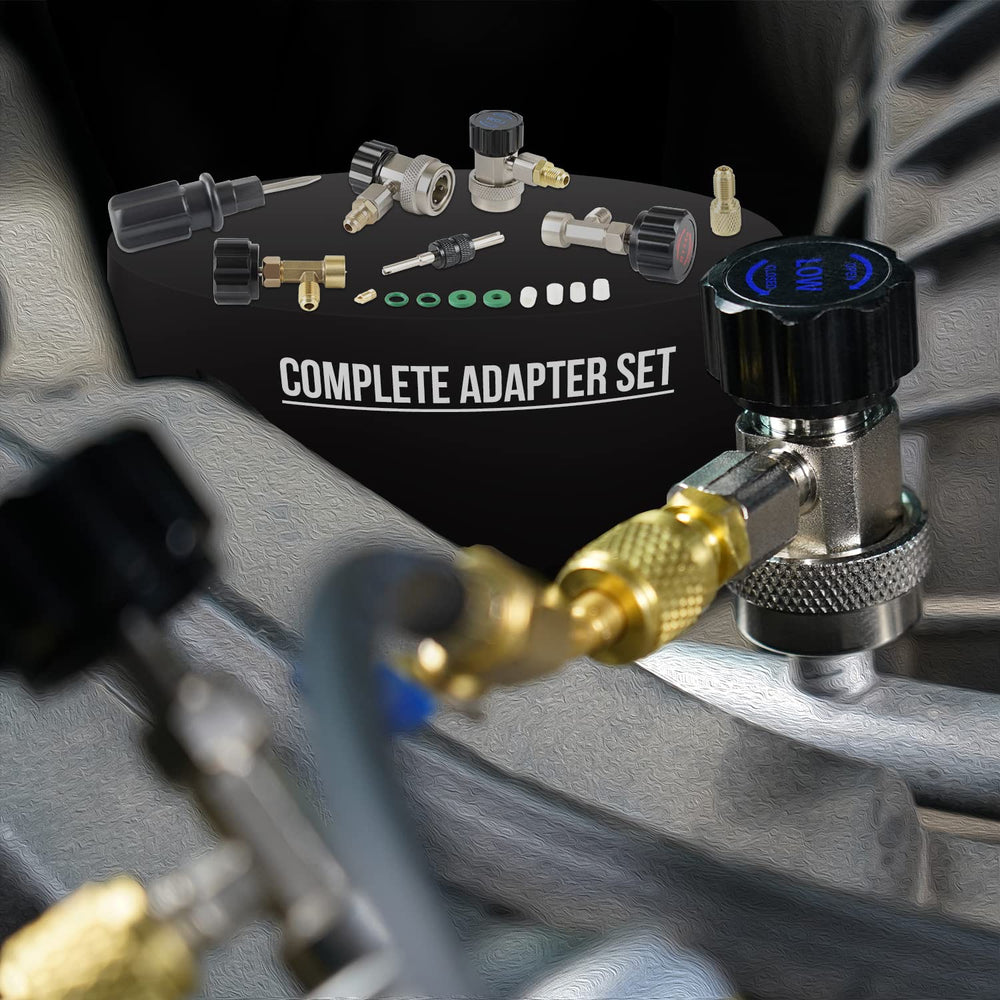 Lichamp AC Gauges compact packaging kit keeps all tools organized.